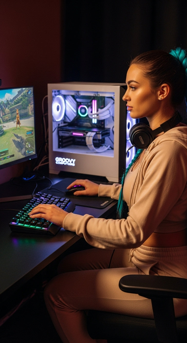 Upgrade Your Gaming Setup: Custom RGB PC & Ultrawide Monitor with Style + Flexible Financing Options—Build Your Dream Gaming Space Today!