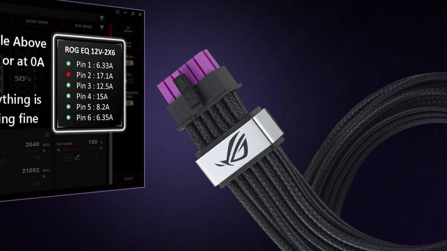 Call me bananas, but having to buy a fancy new Asus GPU cable to avoid molten ports shouldn't be a thing