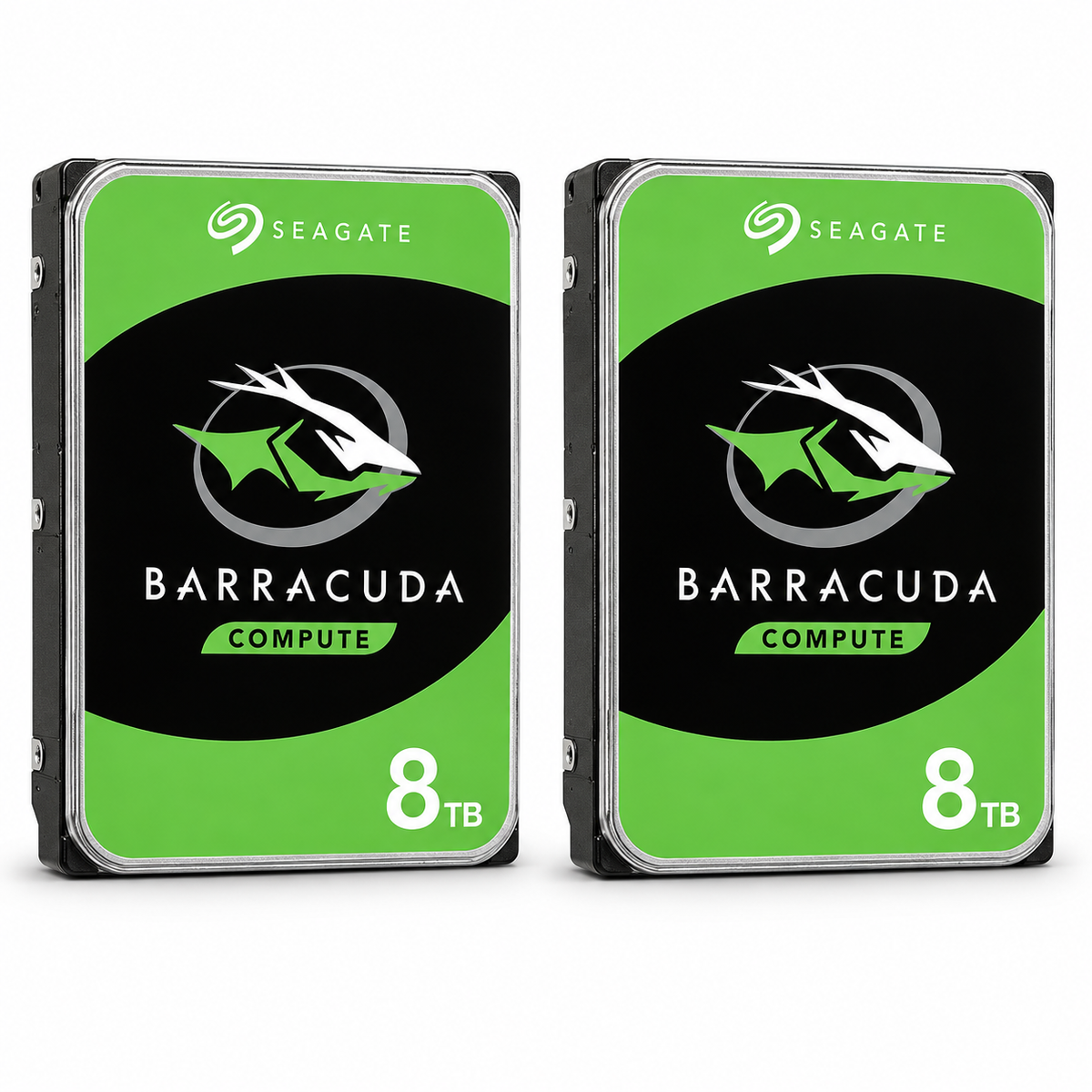 2-Pack Seagate BarraCuda 8TB ST8000DM004 3.5-inch SATA Hard Drives