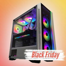 Load image into Gallery viewer, Brand New 8-Core High-End Gaming PC Ryzen 7 5700x (Similar to i9-11900K), RTX 4080 / 4070 Options, 32GB 3200mhz DDR4 Ram, 1TB NVME SSD, 4TB HDD, WIFI+BT
