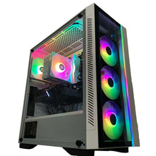 Load image into Gallery viewer, Brand New High End 6-Core Gaming PC, Ryzen 5 5600 (i9-9900K Performance), RTX 3070 Options, 16GB 3600mhz DDR4 Ram, 512GB SSD,  2TB HDD
