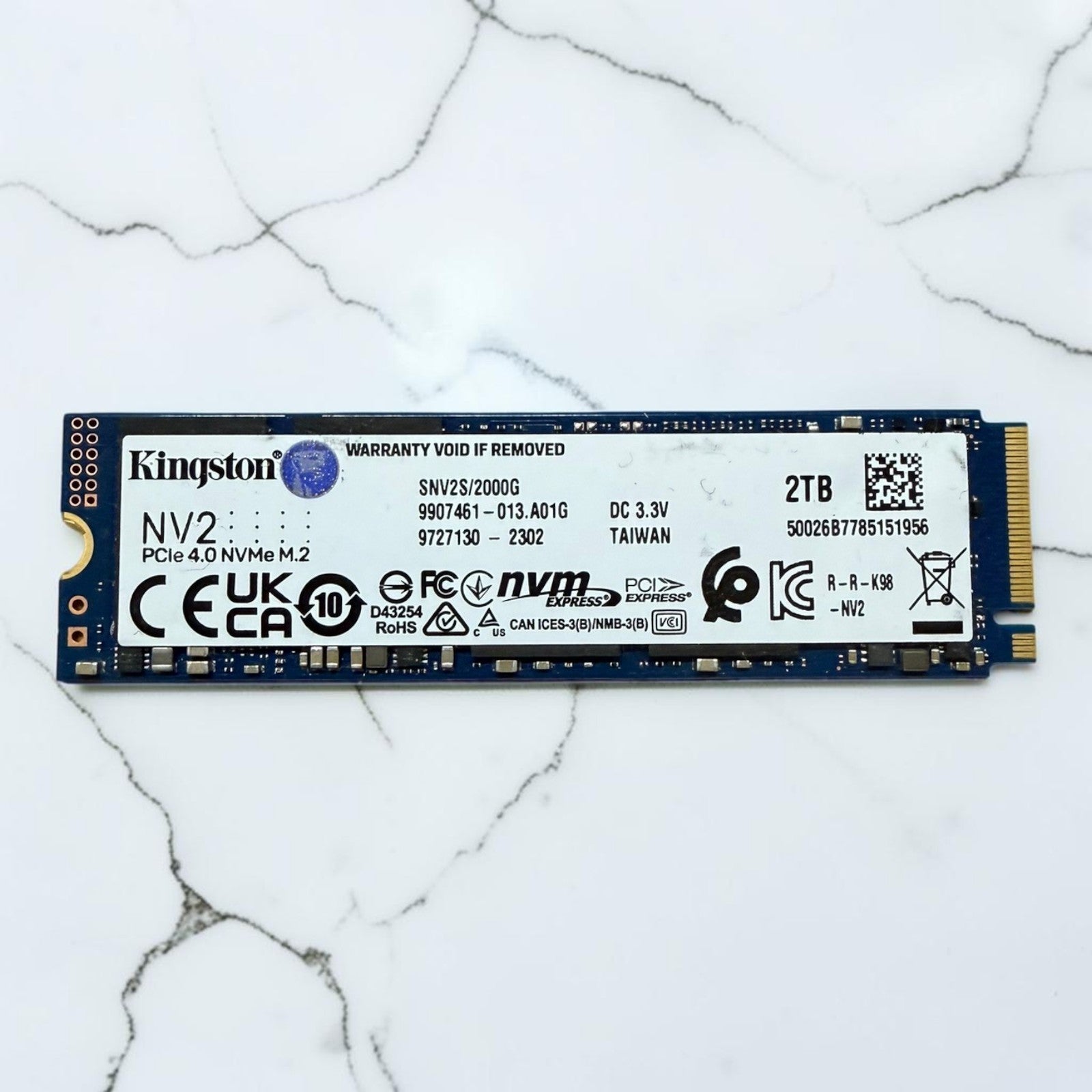 Kingston NV2 2TB M.2 2280 PCIe 4.0 NVMe SSD SNV2S/2000G [OPEN BOX]