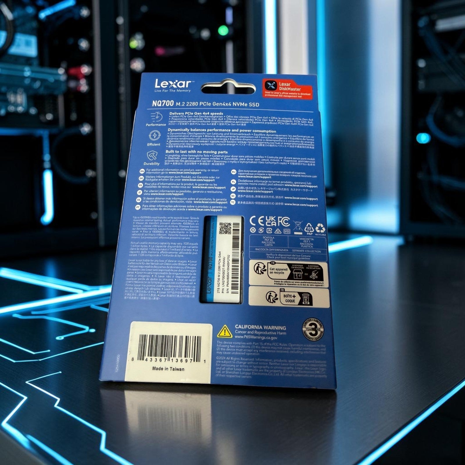 NEW Lexar NQ700 2TB PCIe Gen4 M.2 NVMe SSD 4500MB/s [SEALED]