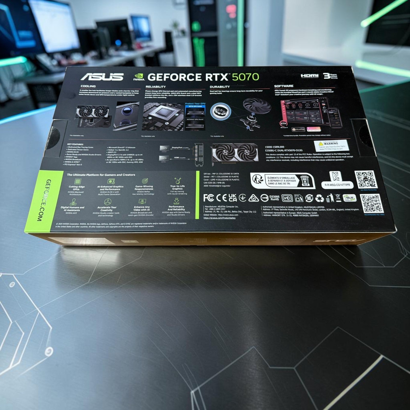 NEW ASUS Dual OC RTX 5070 12GB GDDR7 Dual Fan [SEALED]