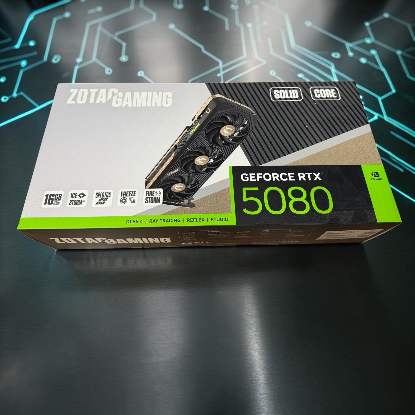 NEW Zotac Gaming RTX 5080 SOLID CORE 16GB GDDR7 Triple Fan [SEALED]