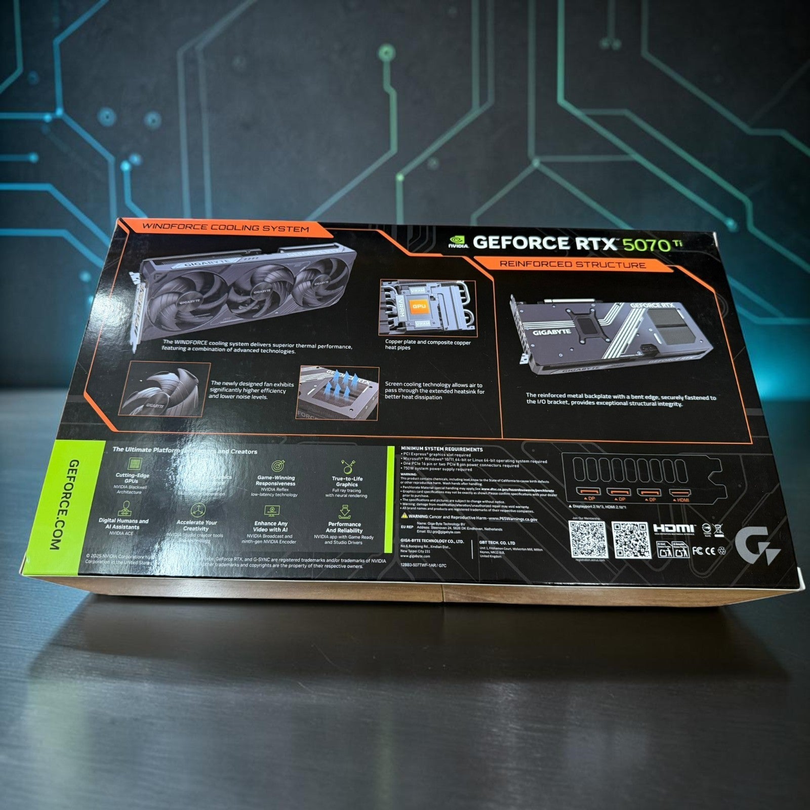 NEW Gigabyte RTX 5070 Ti WINDFORCE SFF 16GB GDDR7 [SEALED]