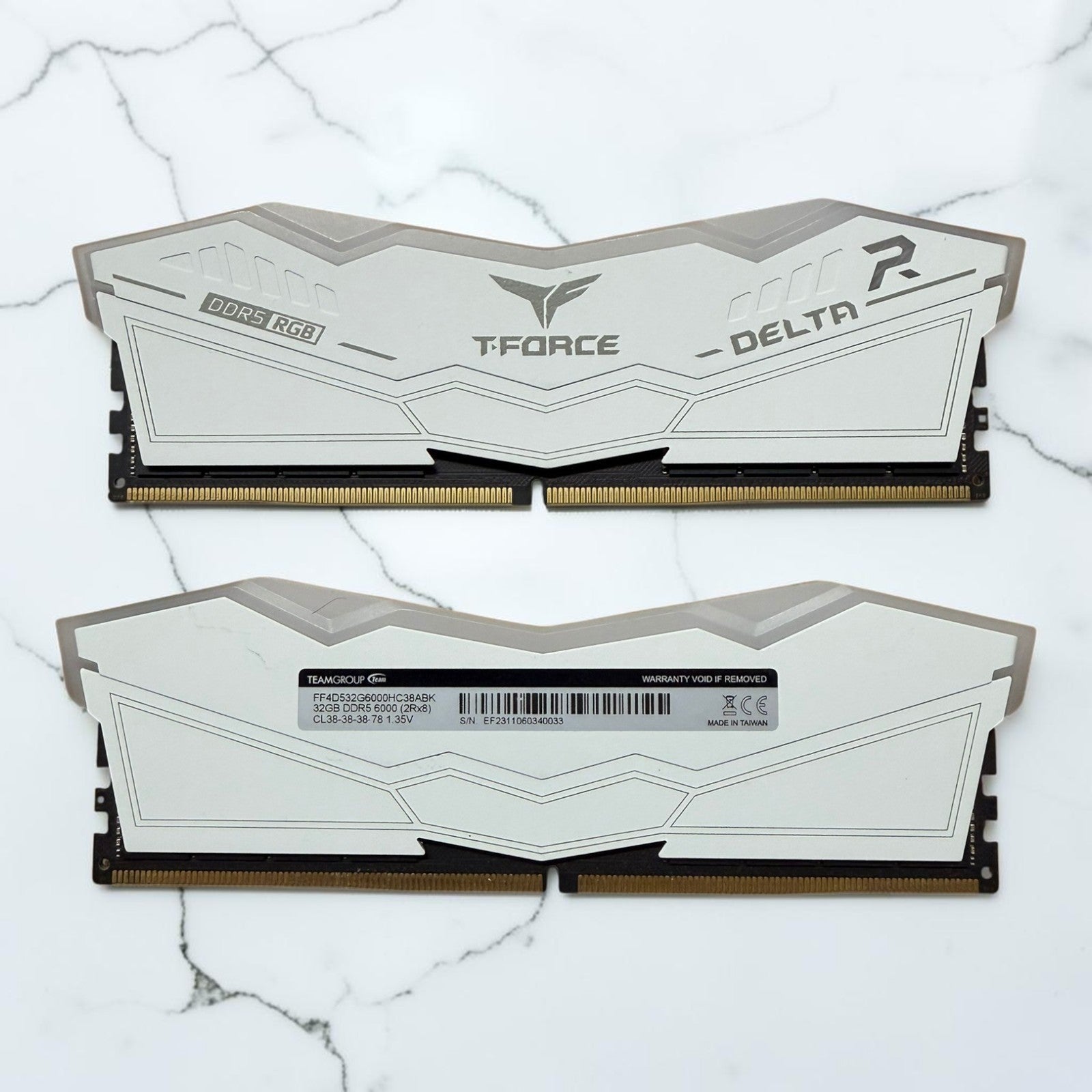 TEAMGROUP T-Force Delta RGB 64GB 2x32GB DDR5-6000 CL38 RAM [OB LifetimeWarranty]