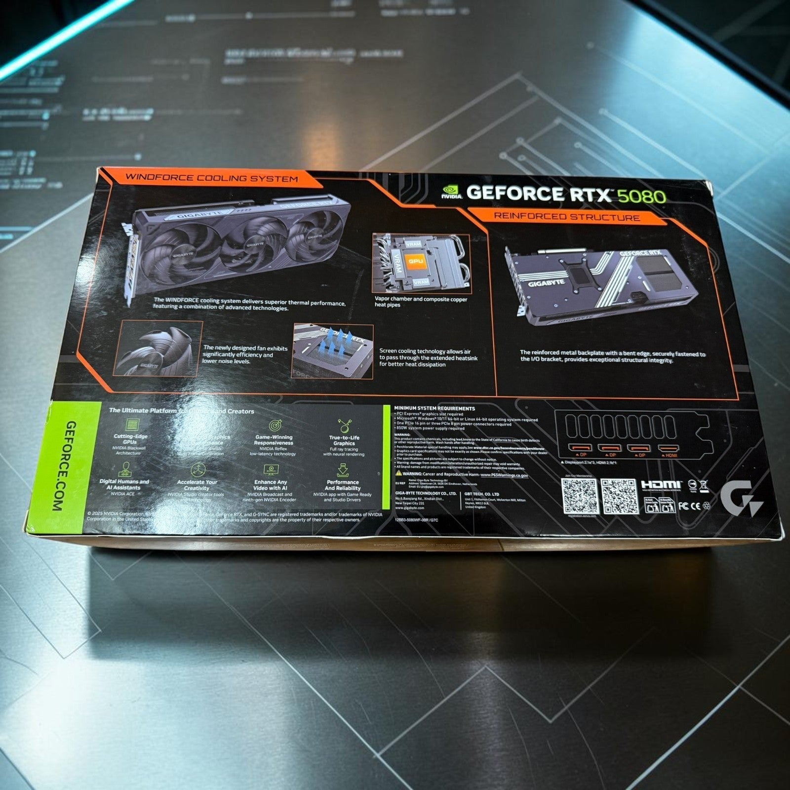 NEW Gigabyte RTX 5080 WINDFORCE SFF 16GB GDDR7 SFF-Ready [SEALED]