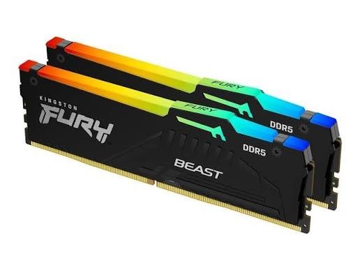 Kingston FURY Beast RGB 32GB 2x16GB DDR5-6000 CL36[OPEN BOX - LIFETIME WARRANTY]