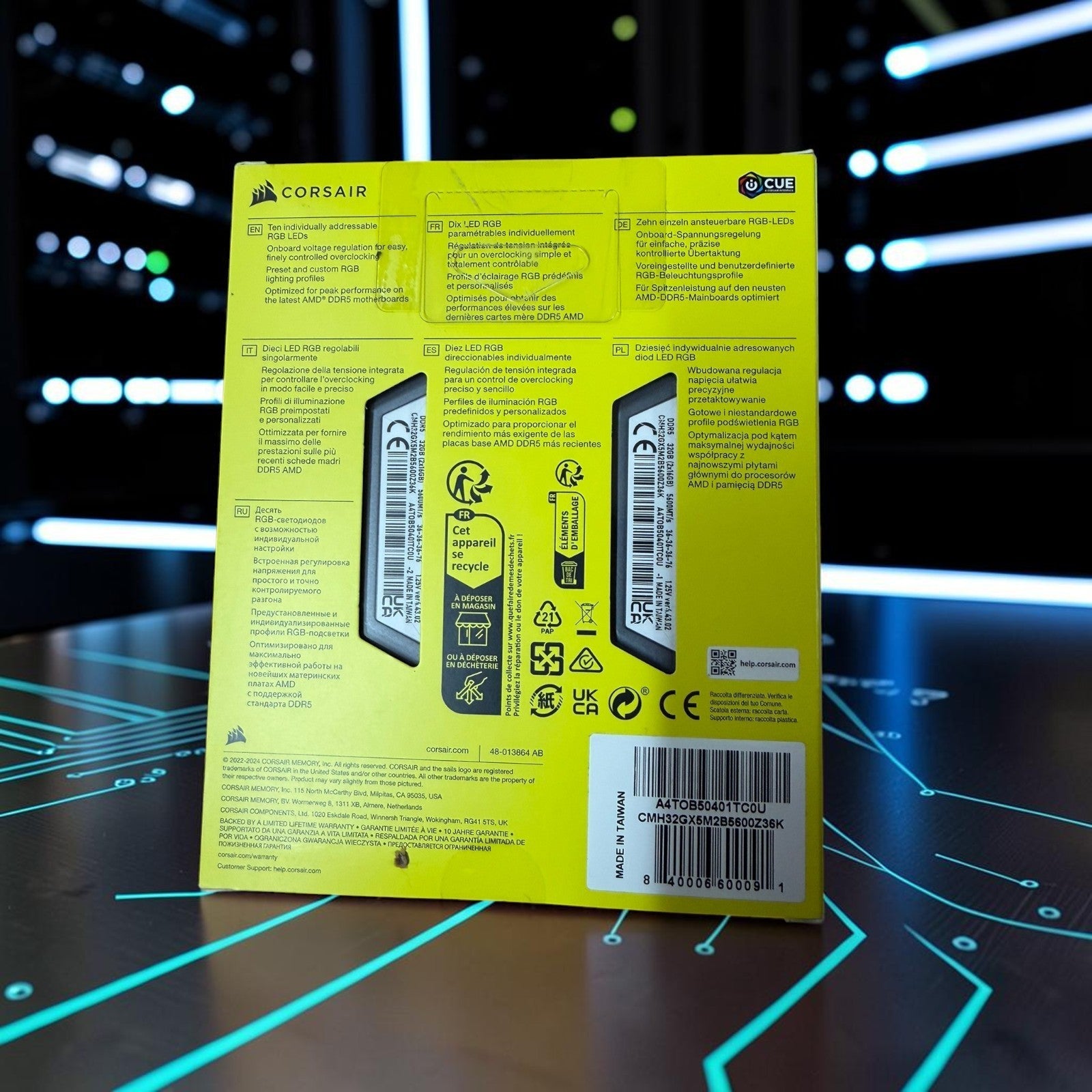Corsair Vengeance RGB 32GB (2x16GB) DDR5-5600 CL36 AMD EXPO [SEALED]