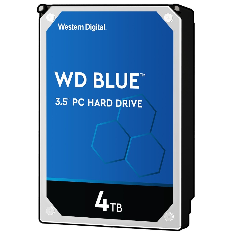 Western Digital Blue (5400 RPM, 3.5", SATA III, 256MB Cache) 4TB HDD [SEALED]