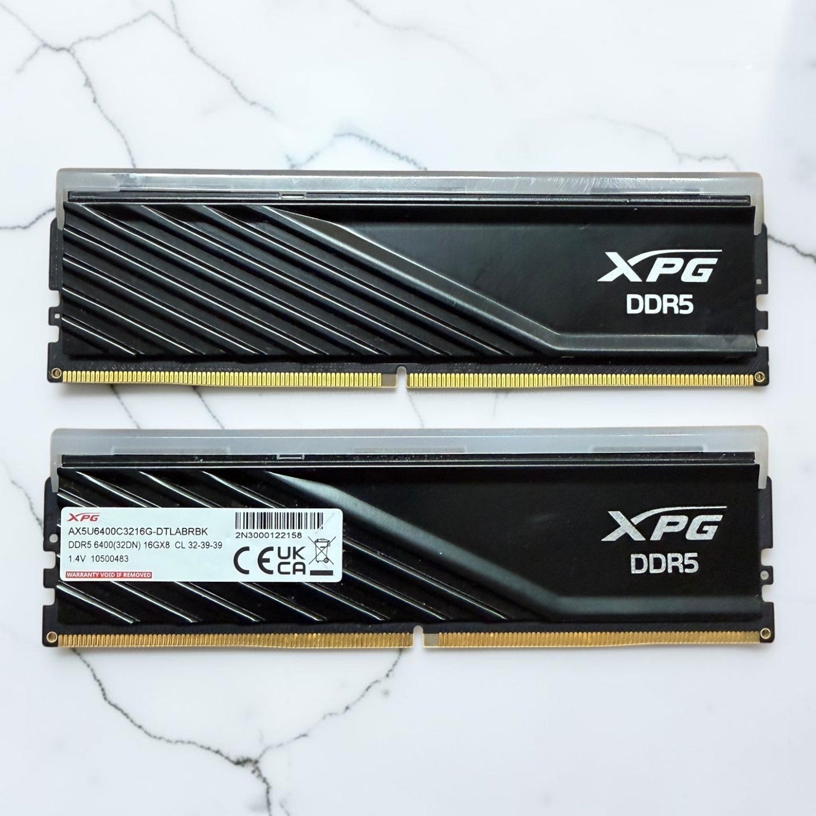 XPG Lancer Blade RGB 32GB 2x16GB DDR5-6400 CL32 Black RAM [Lifetime Warranty]