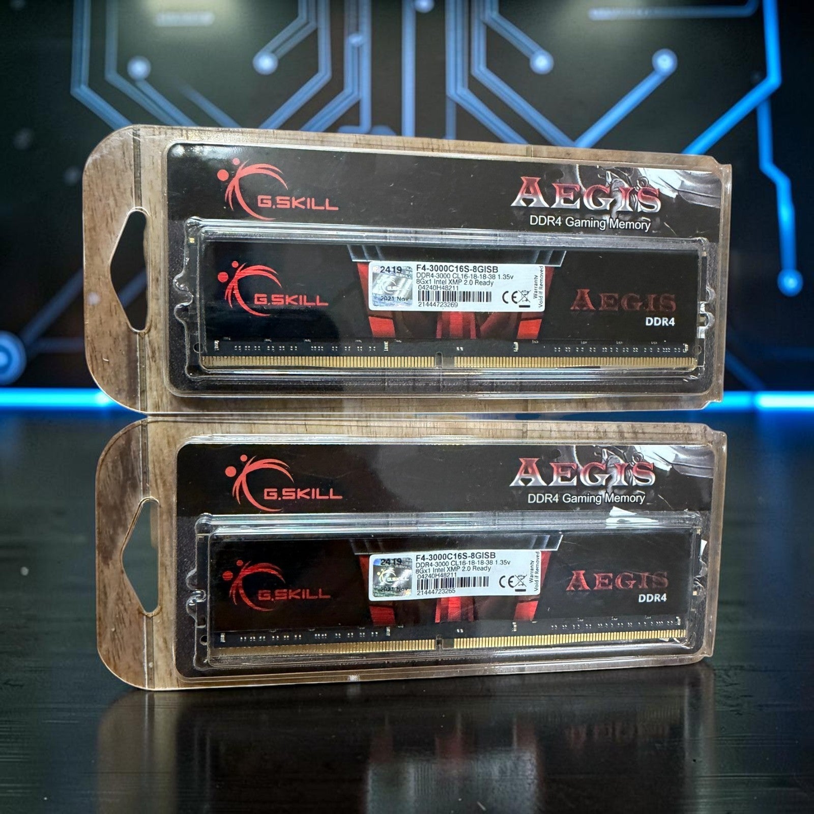 G.Skill Aegis 16GB 2x8GB DDR4-3000 CL16 [SEALED] [LIFETIME WARRANTY] [2 Sticks]