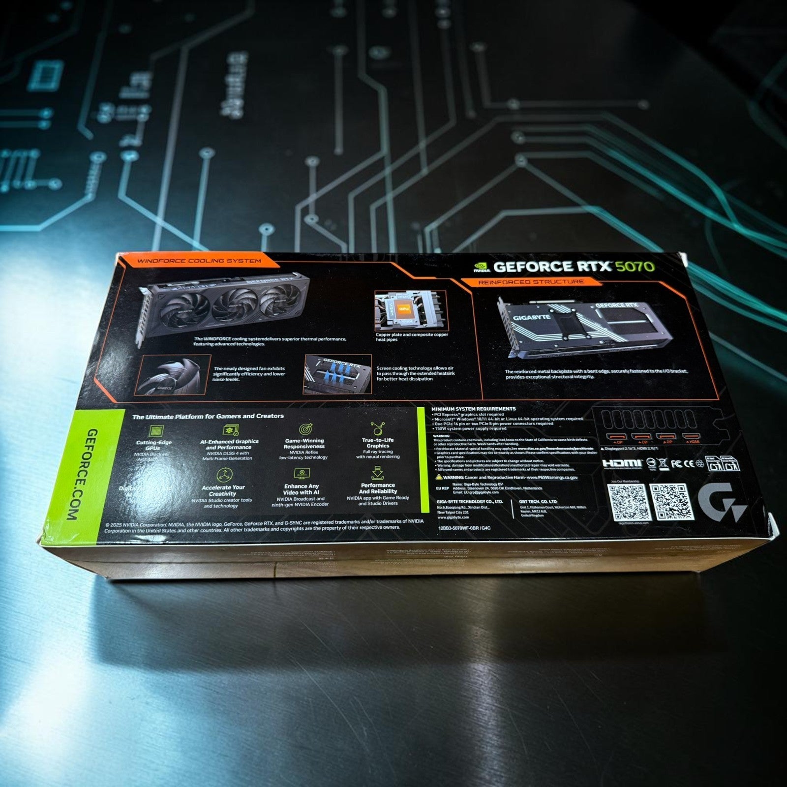 NEW Gigabyte RTX 5070 WINDFORCE SFF 12GB GDDR7 [SEALED]