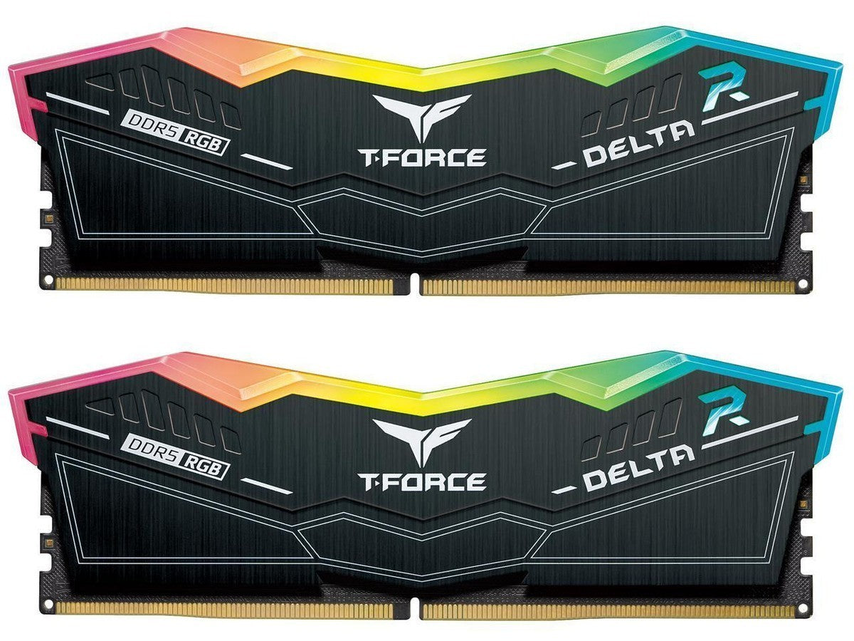 TEAMGROUP T-Force Delta RGB 32GB 2x16GB DDR5-6000 CL38 RAM [OB LifetimeWarranty]