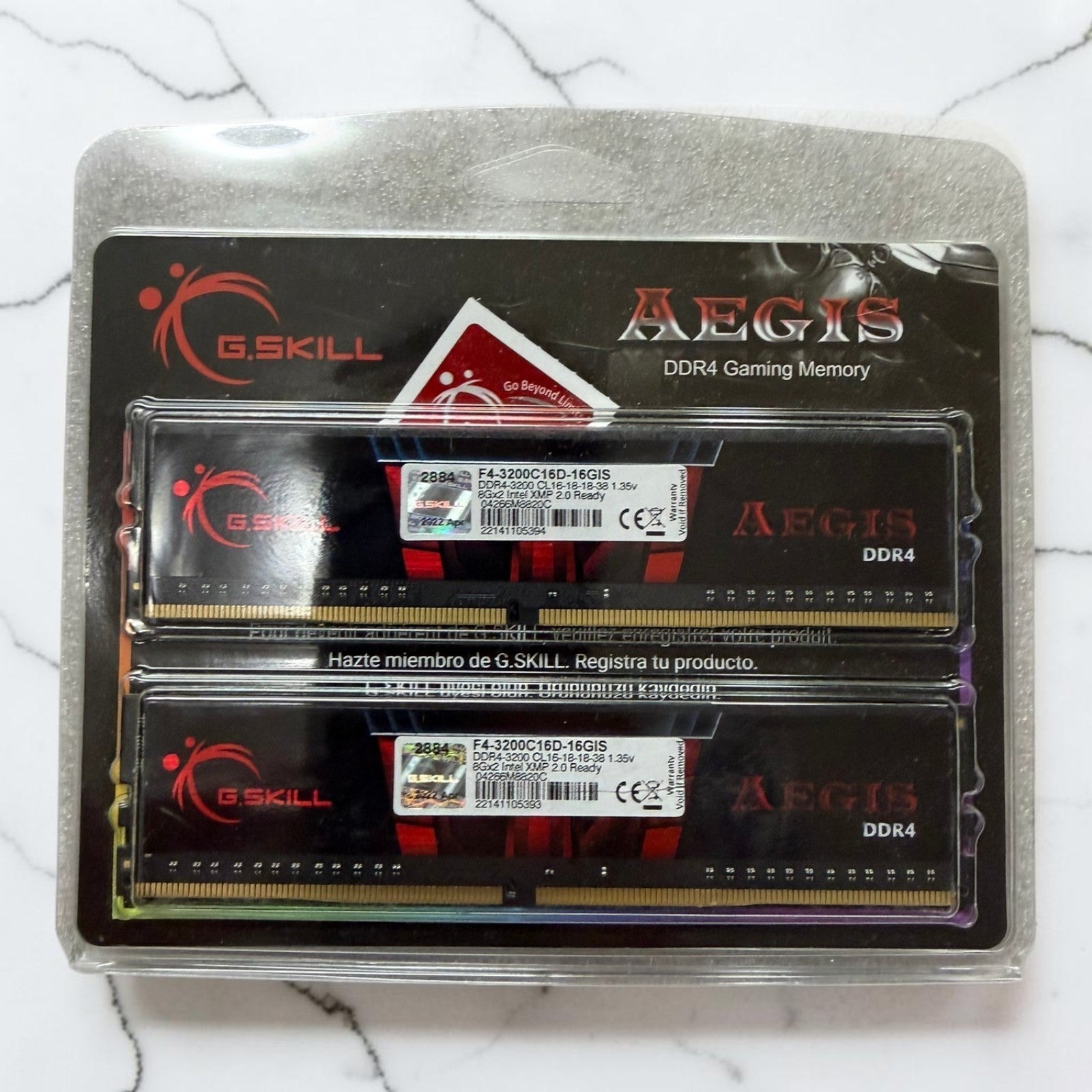 G.Skill Aegis 16GB 2x8GB DDR4-3200 CL16 RAM [SEALED] [Lifetime Warranty]