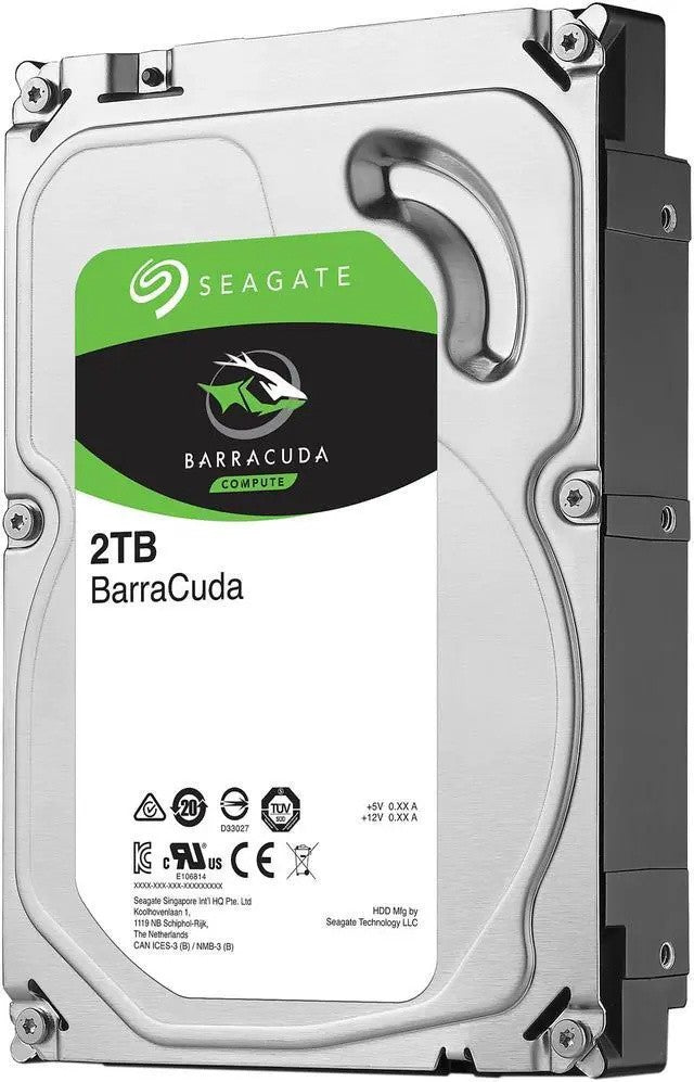 Seagate BarraCuda 2TB, SATA III, 3.5" Internal Hard Drive (ST2000DM006) [SEALED]