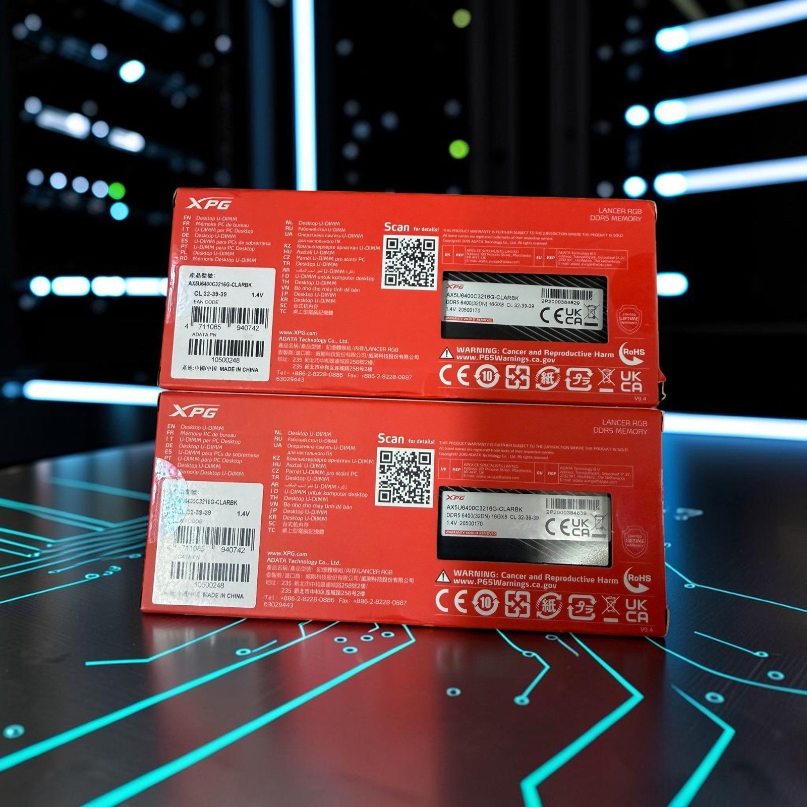 XPG Lancer RGB 32GB (2x16GB) DDR5-6400 CL32 Black [SEALED]