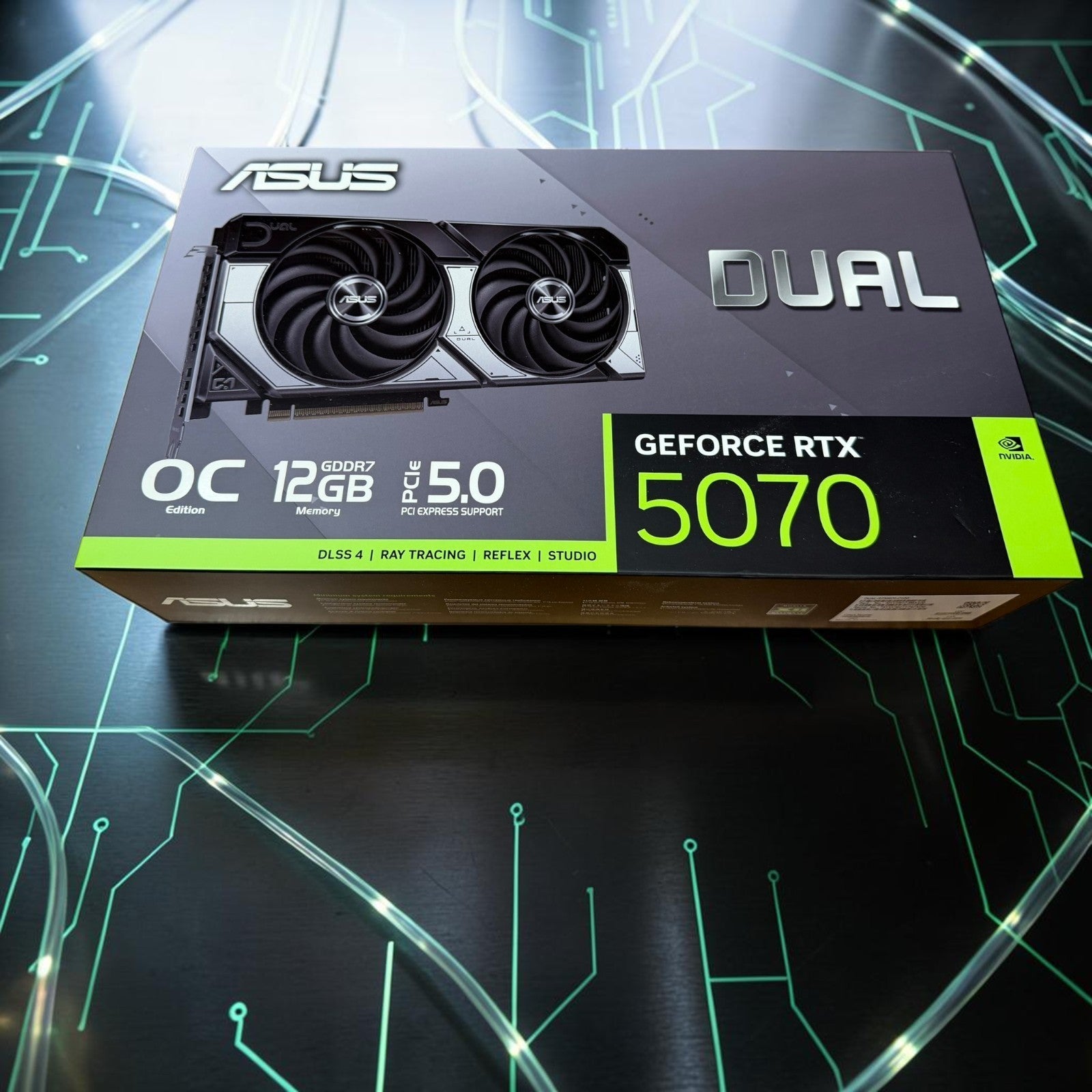 NEW ASUS Dual OC RTX 5070 12GB GDDR7 Dual Fan [SEALED]