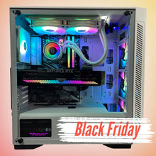 Load image into Gallery viewer, Brand New 8-Core High-End Gaming PC Ryzen 7 5700x (Similar to i9-11900K), RTX 4080 / 4070 Options, 32GB 3200mhz DDR4 Ram, 1TB NVME SSD, 4TB HDD, WIFI+BT
