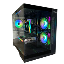 Load image into Gallery viewer, Brand New High End 6-Core Gaming PC, Ryzen 5 5600 (i9-9900K Performance), RTX 3070 Options, 16GB 3600mhz DDR4 Ram, 1TB NVME SSD
