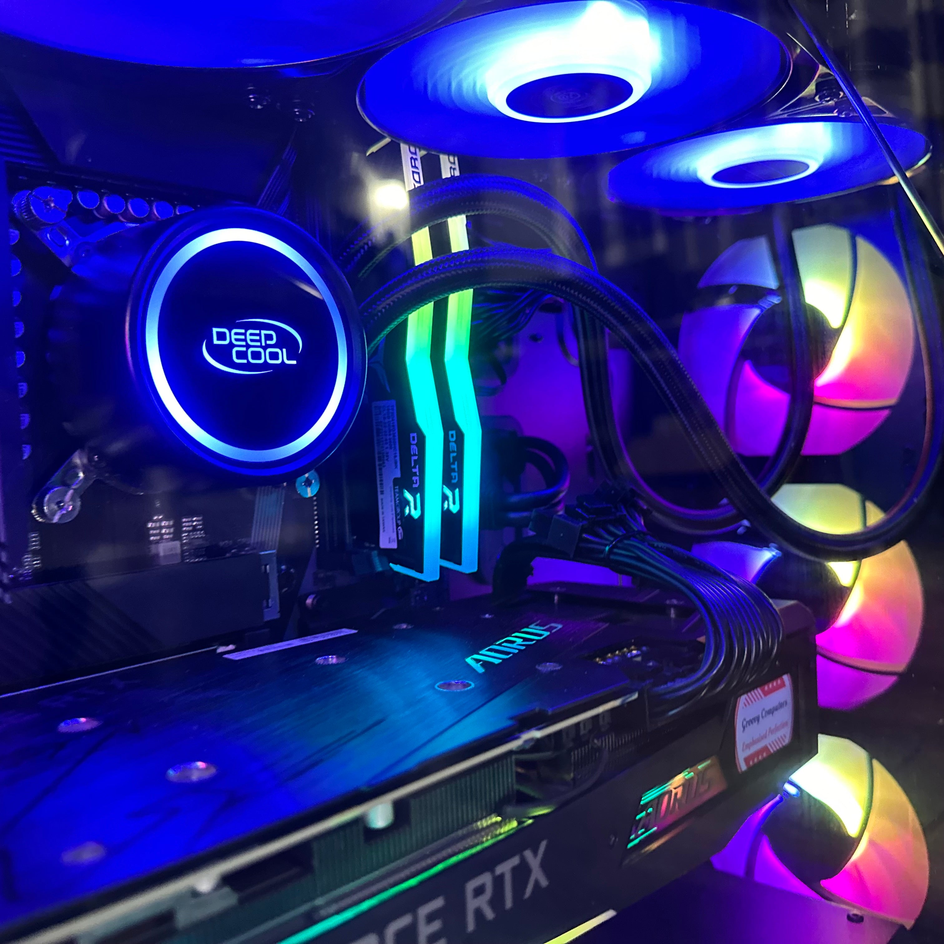 Brand New High End 12-Core Gaming PC, i7-12700K (Better than i9-11900K), RTX 4070/4090 Options, 32GB 3600mhz DDR4 Ram, 2TB NVME SSD