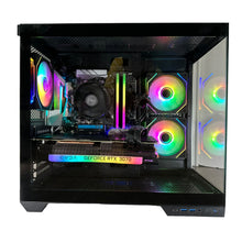 Load image into Gallery viewer, Brand New High End 6-Core Gaming PC, Ryzen 5 5600 (i9-9900K Performance), RTX 3070 Options, 16GB 3600mhz DDR4 Ram, 1TB NVME SSD
