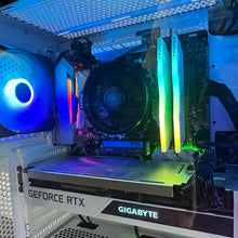 Load image into Gallery viewer, Brand New High End 6-Core Gaming PC, Ryzen 5 5500 (i7-9700 Performance), RTX 3070 Options, 16GB 3600mhz DDR4 Ram, 1TB NVME SSD
