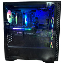 Load image into Gallery viewer, Brand New 10-Core High End Gaming PC, i5-12600KF (Better than i9-11900K), RTX 4070 Ti / 3070 Options, 32GB 3200mhz DDR4 RAM, 1TB NVME SSD, WIFI + BT
