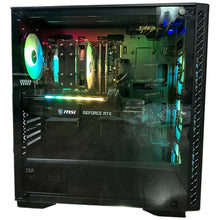 Load image into Gallery viewer, Brand New 10-Core High End Gaming PC, i5-12600KF (Better than i9-11900K), RTX 4070 Ti / 3070 Options, 32GB 3200mhz DDR4 RAM, 1TB NVME SSD, WIFI + BT
