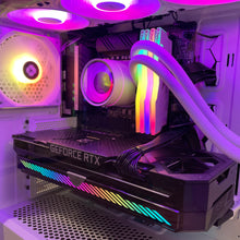 Load image into Gallery viewer, Brand New High End 10-Core Gaming PC, i9-10850K, RTX 4080 / RX 7900 XTX Options, 64GB 3600mhz DDR4 RAM, 2TB NVME SSD, 8TB HDD
