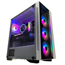 Load image into Gallery viewer, Brand New High End 6-Core Gaming PC, Ryzen 5 5600 (i9-9900K Performance), RTX 4070 / 3070 Options, 16GB 3600mhz DDR4 Ram, 1TB NVME SSD
