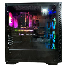 Load image into Gallery viewer, Brand New 6-Core High-End Gaming PC Ryzen 5 7600x (Better than i9-12900K), RTX 4070 Ti Options, 32GB 5200mhz DDR5 Ram, 1TB NVME SSD, WIFI + BT
