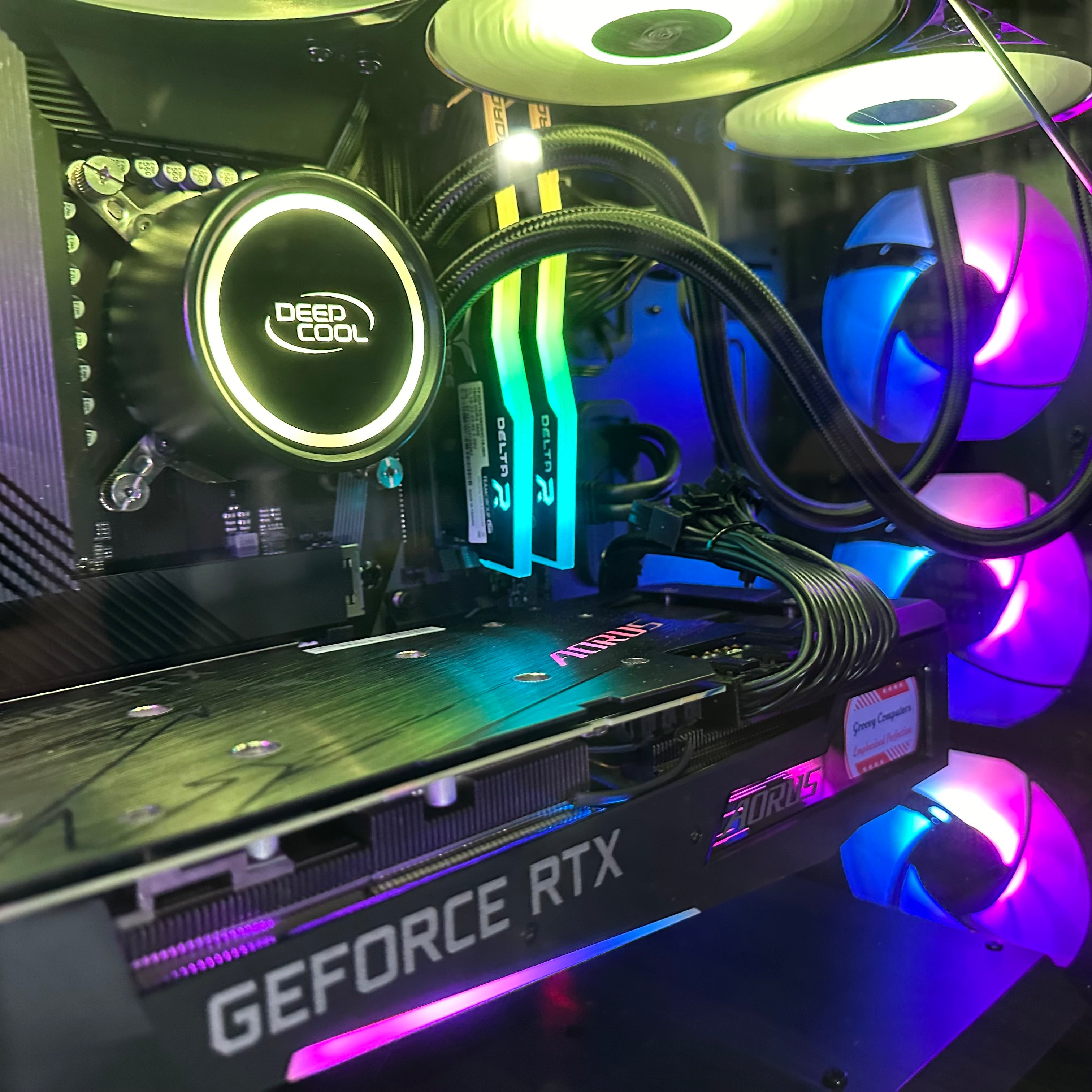 Brand New High End 12-Core Gaming PC, i7-12700K (Better than i9-11900K), RTX 4070/4090 Options, 32GB 3600mhz DDR4 Ram, 2TB NVME SSD