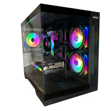 Load image into Gallery viewer, Brand New High End 6-Core Gaming PC, Ryzen 5 5600 (i9-9900K Performance), RTX 3070 Options, 16GB 3600mhz DDR4 Ram, 1TB NVME SSD
