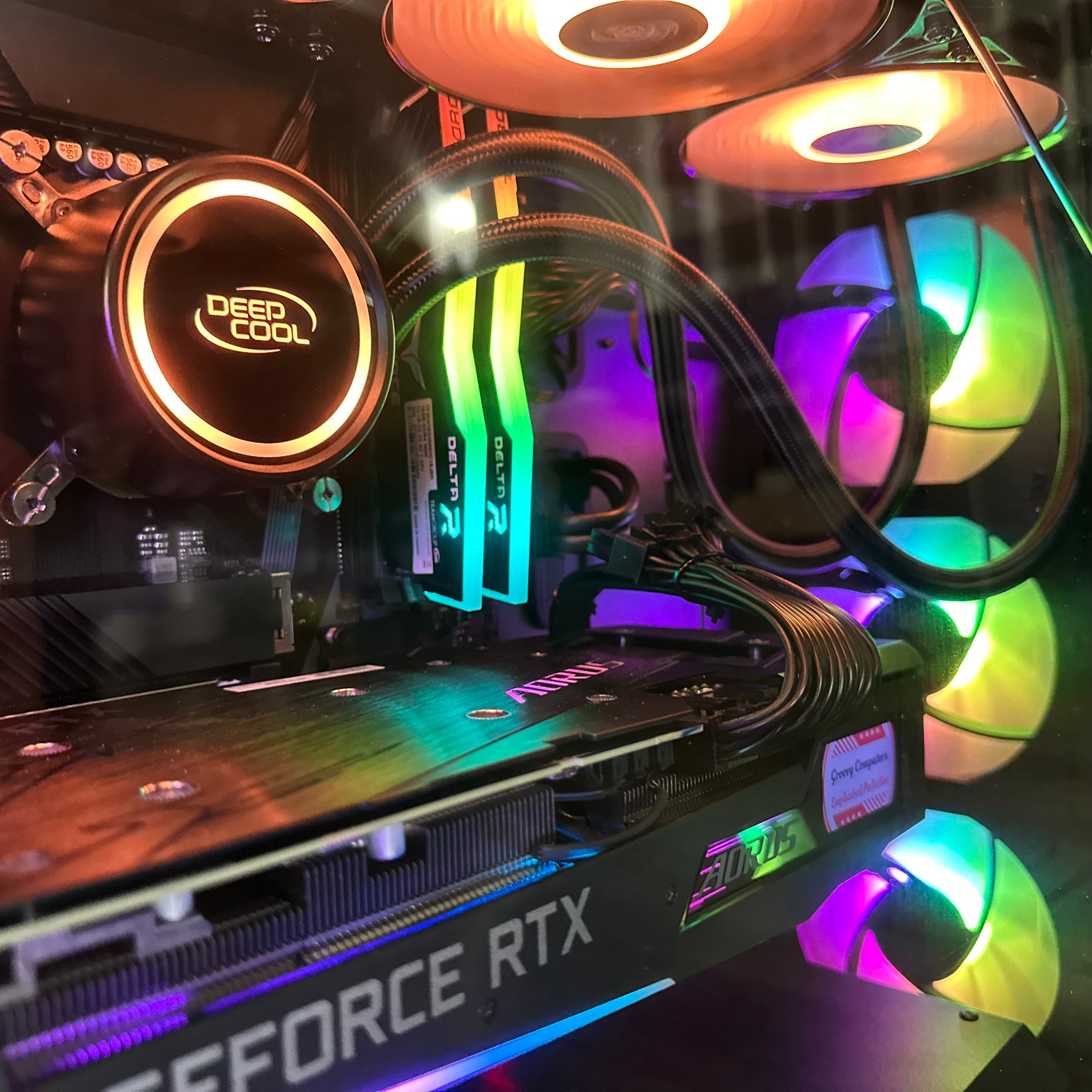 Brand New High End 12-Core Gaming PC, i7-12700K (Better than i9-11900K), RTX 4070/4090 Options, 32GB 3600mhz DDR4 Ram, 2TB NVME SSD