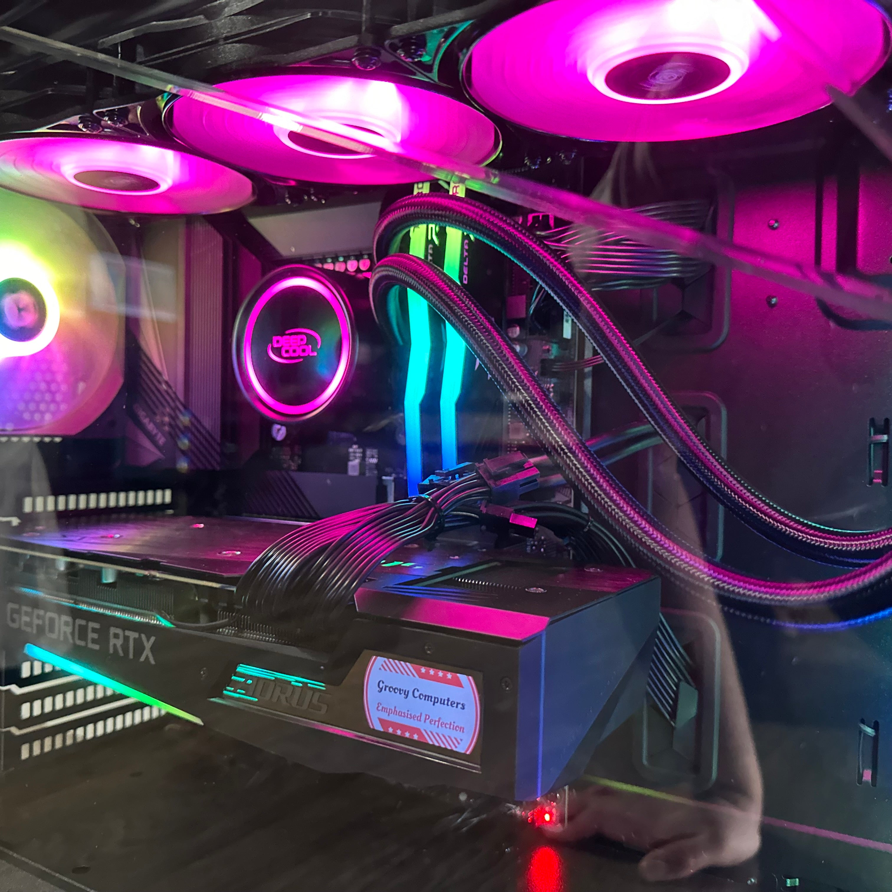 Brand New High End 12-Core Gaming PC, i7-12700K (Better than i9-11900K), RTX 4070/4090 Options, 32GB 3600mhz DDR4 Ram, 2TB NVME SSD