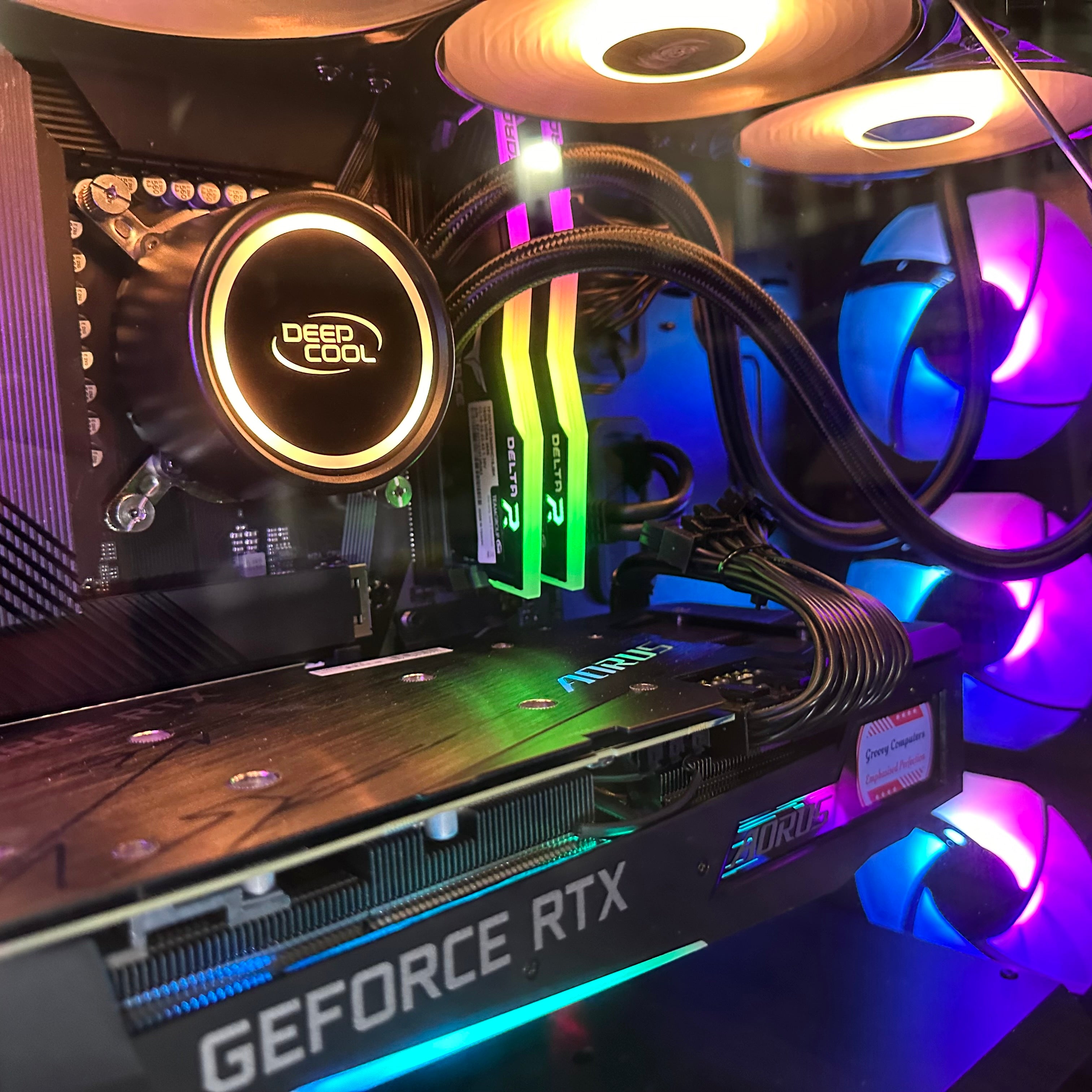 Brand New High End 12-Core Gaming PC, i7-12700K (Better than i9-11900K), RTX 4070/4090 Options, 32GB 3600mhz DDR4 Ram, 2TB NVME SSD