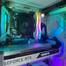 Load image into Gallery viewer, Brand New High End 6-Core Gaming PC, Ryzen 5 5500 (i7-9700 Performance), RTX 3070 Options, 16GB 3600mhz DDR4 Ram, 1TB NVME SSD
