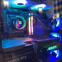 Load image into Gallery viewer, Brand New High End 12-Core Gaming PC, i7-12700KF (Better than i9-11900K), RTX 4080 Options, 32GB 3200mhz DDR4 Ram, 1TB NVME SSD, 3TB HDD, WIFI + BT
