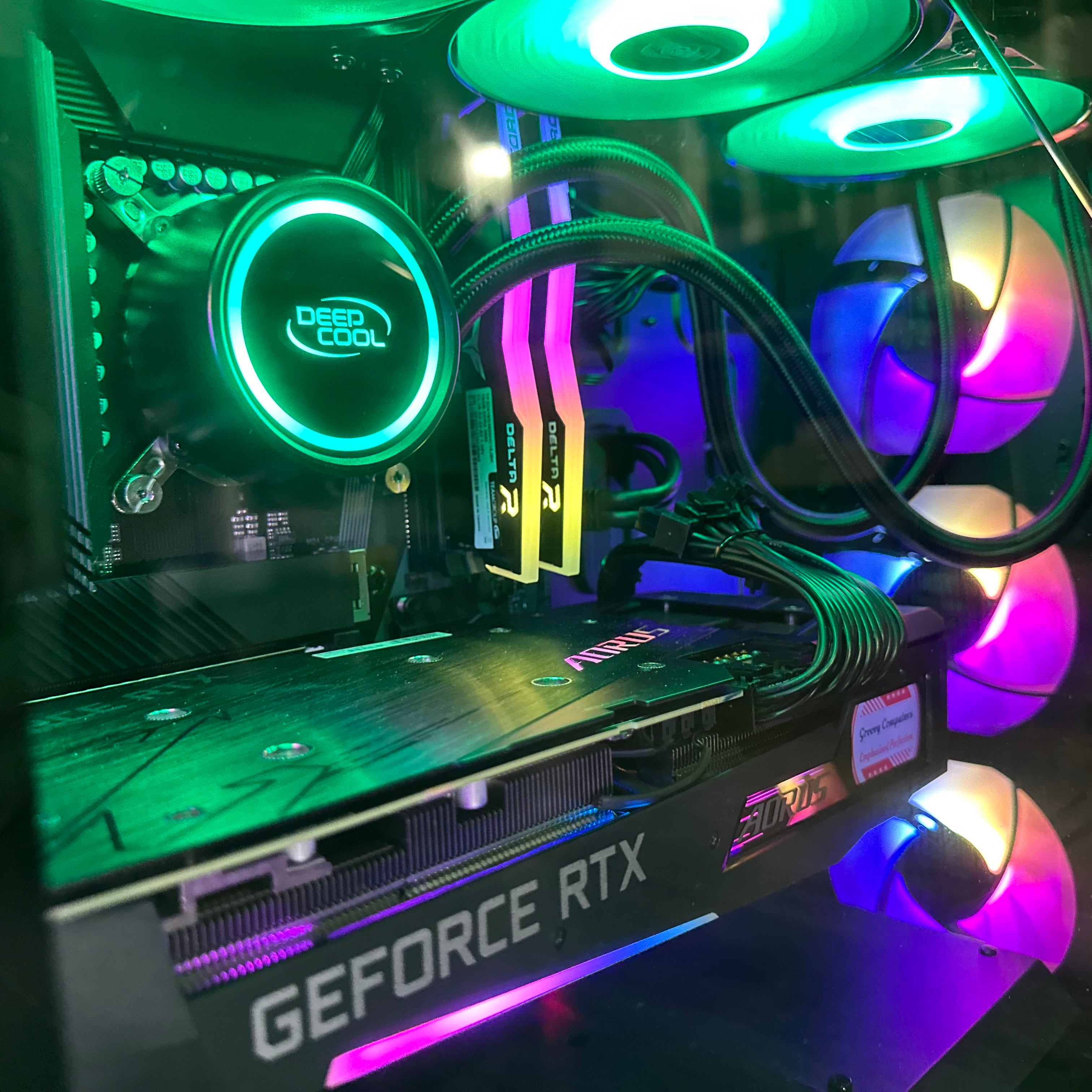 Brand New High End 12-Core Gaming PC, i7-12700K (Better than i9-11900K), RTX 4070/4090 Options, 32GB 3600mhz DDR4 Ram, 2TB NVME SSD