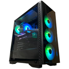 Load image into Gallery viewer, Brand New 10-Core High End Gaming PC, i5-12600KF (Better than i9-11900K), RTX 4070 Ti / 3070 Options, 32GB 3200mhz DDR4 RAM, 1TB NVME SSD, WIFI + BT
