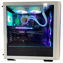 Load image into Gallery viewer, Brand New 8-Core High-End Gaming PC Ryzen 7 5700x (Better than i9-11900K), RTX 4070 Ti Options, 32GB 3200mhz DDR4 Ram, 1TB NVME SSD, WIFI + BT
