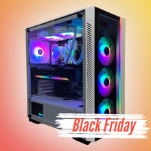 Load image into Gallery viewer, Brand New 8-Core High-End Gaming PC Ryzen 7 5700x (Similar to i9-11900K), RTX 4080 / 4070 Options, 32GB 3200mhz DDR4 Ram, 1TB NVME SSD, 4TB HDD, WIFI+BT
