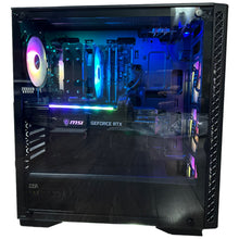 Load image into Gallery viewer, Brand New 10-Core High End Gaming PC, i5-12600KF (Better than i9-11900K), RTX 4070 Ti / 3070 Options, 32GB 3200mhz DDR4 RAM, 1TB NVME SSD, WIFI + BT
