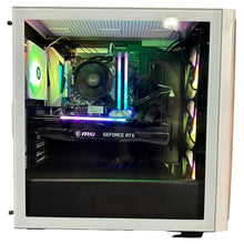 Load image into Gallery viewer, Brand New High End 6-Core Gaming PC, Ryzen 5 5600 (i9-9900K Performance), RTX 4070 Ti / 3070 Options, 16GB 3600mhz DDR4 Ram, 1TB NVME SSD
