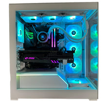 Load image into Gallery viewer, Top Tier Brand New High End 24-Core Gaming PC, ASUS ROG, i9-14900KF, RTX 4090 24GB, 64GB 6000mhz DDR5 RAM, 4TB NVME SSD, 8TB HDD (Options), WIFI + BT
