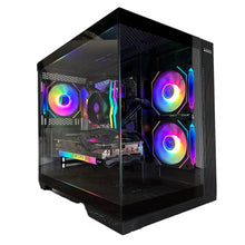 Load image into Gallery viewer, Brand New High End 6-Core Gaming PC, Ryzen 5 5600 (i9-9900K Performance), RTX 3070 Options, 16GB 3600mhz DDR4 Ram, 1TB NVME SSD
