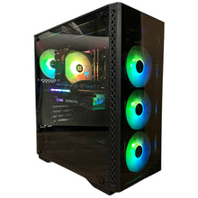 Load image into Gallery viewer, Brand New 10-Core High End Gaming PC, i5-12600KF (Better than i9-11900K), RTX 4070 Ti / 3070 Options, 32GB 3200mhz DDR4 RAM, 1TB NVME SSD, WIFI + BT
