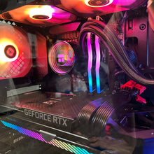 Load image into Gallery viewer, Brand New 8-Core High-End Gaming PC, Ryzen 7 7700x (Better Than i9-12900K), RTX 4090 Options, 32GB 6000mhz DDR5 Ram, 2TB NVME SSD, WIFI + BT
